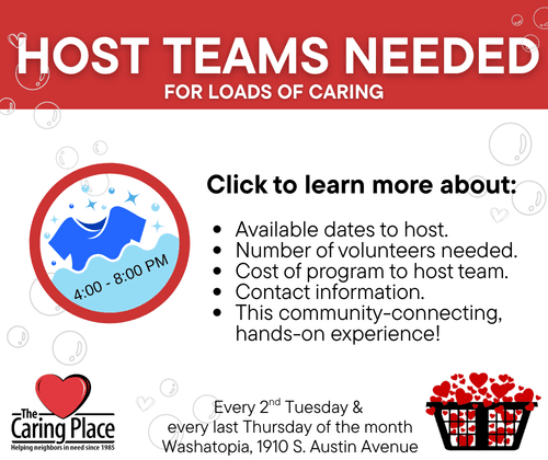 Be a Loads of Caring Host Team!