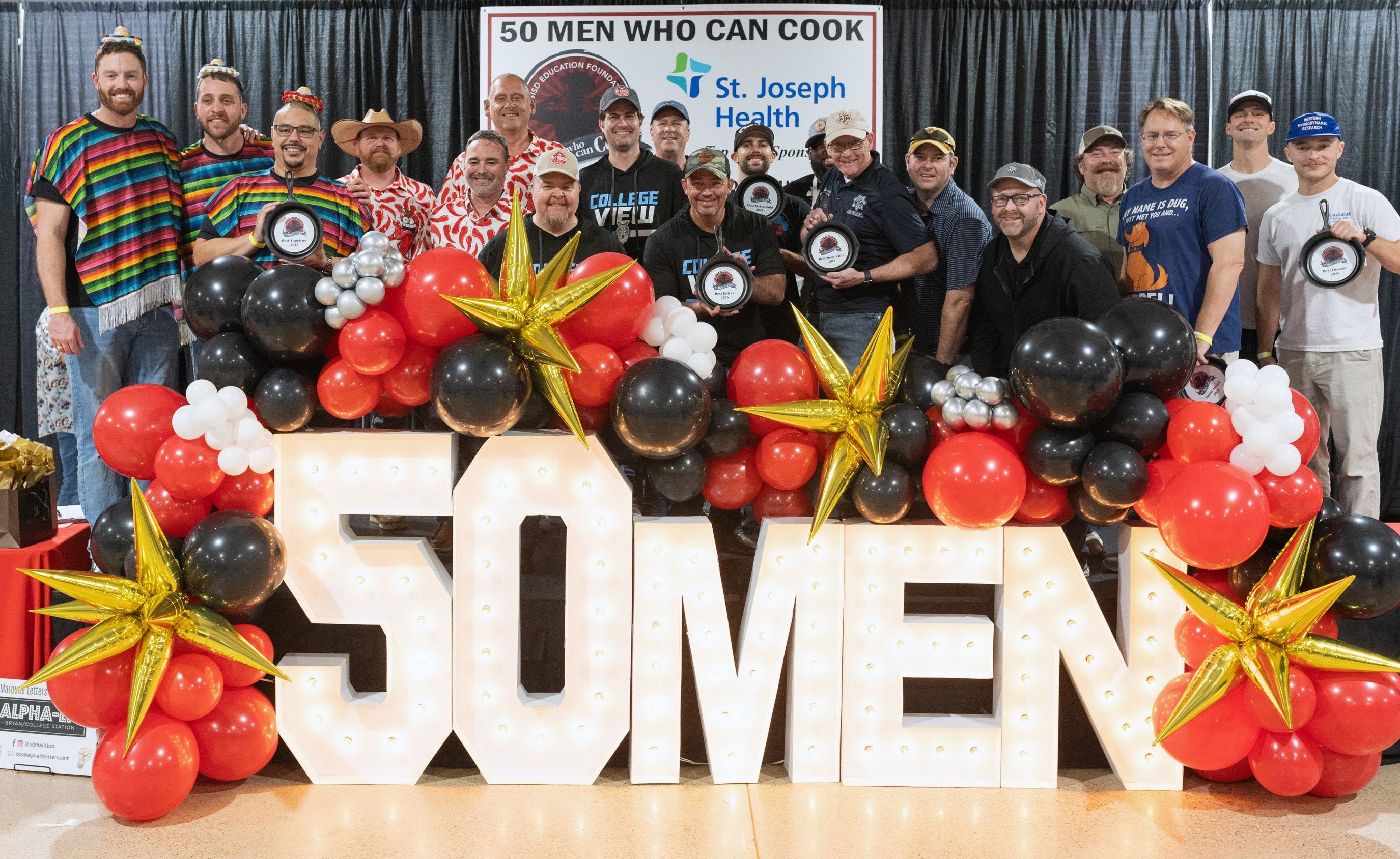 2025 50 Men Who Can Cook Winners (Click HERE for photos of the event)