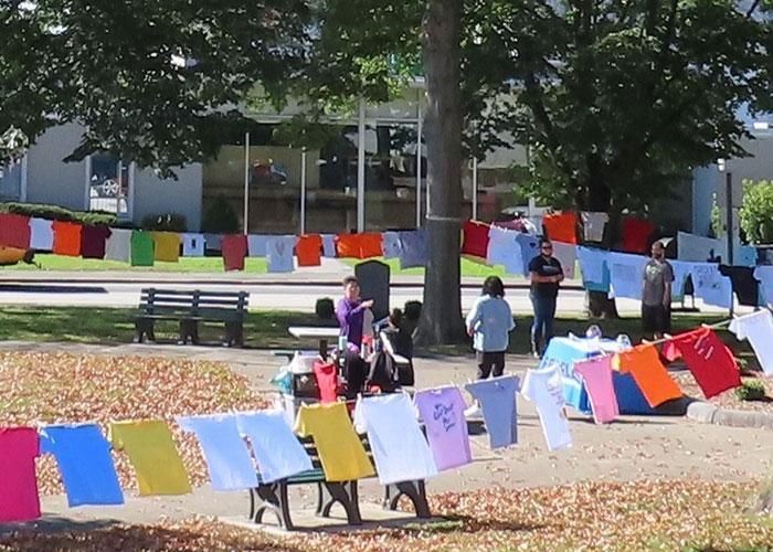 Clothesline project comes to Port Jervis