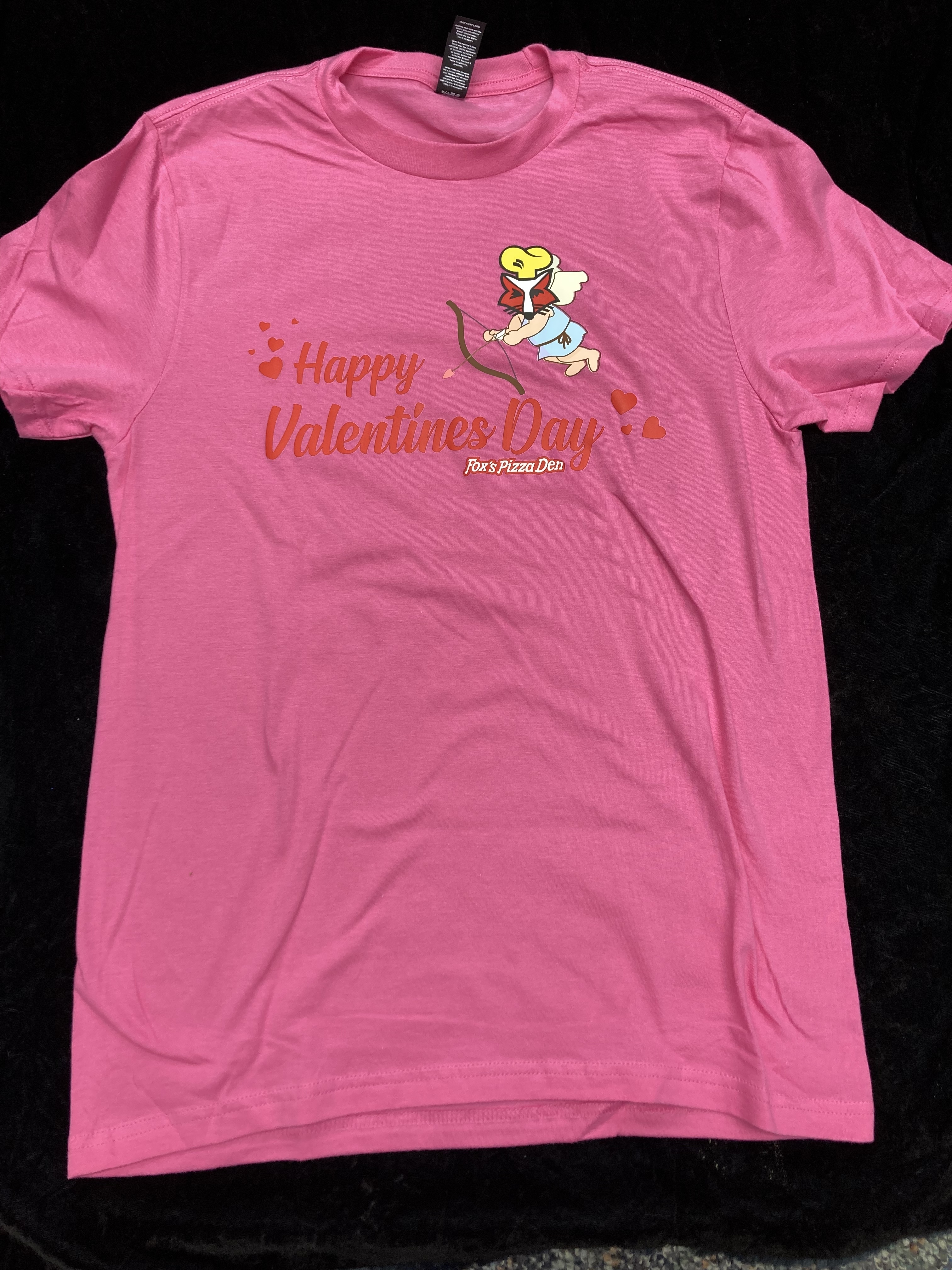 SALE 2025 Valentine's Day Logo - XS Pink T-Shirt