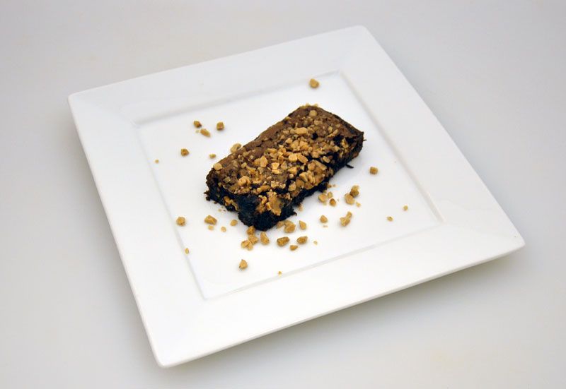 Toffee Crunch Triple Chocolate Brownie