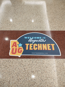 Floor Vinyl for Visit Augusta's TechNet 2023