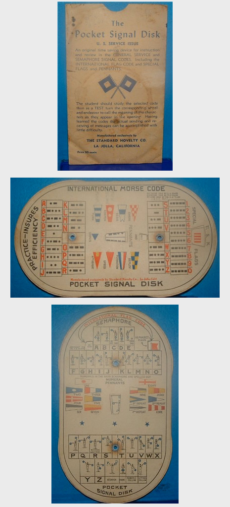 U.S. Service Issue Pocket Signal Disk