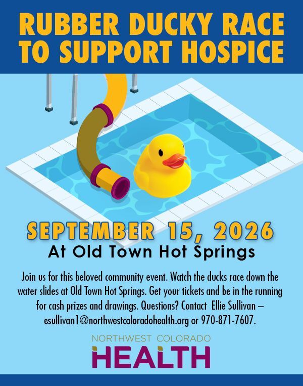 Steamboat Springs Rubber Ducky Race for Hospice  on Sept. 15 2026