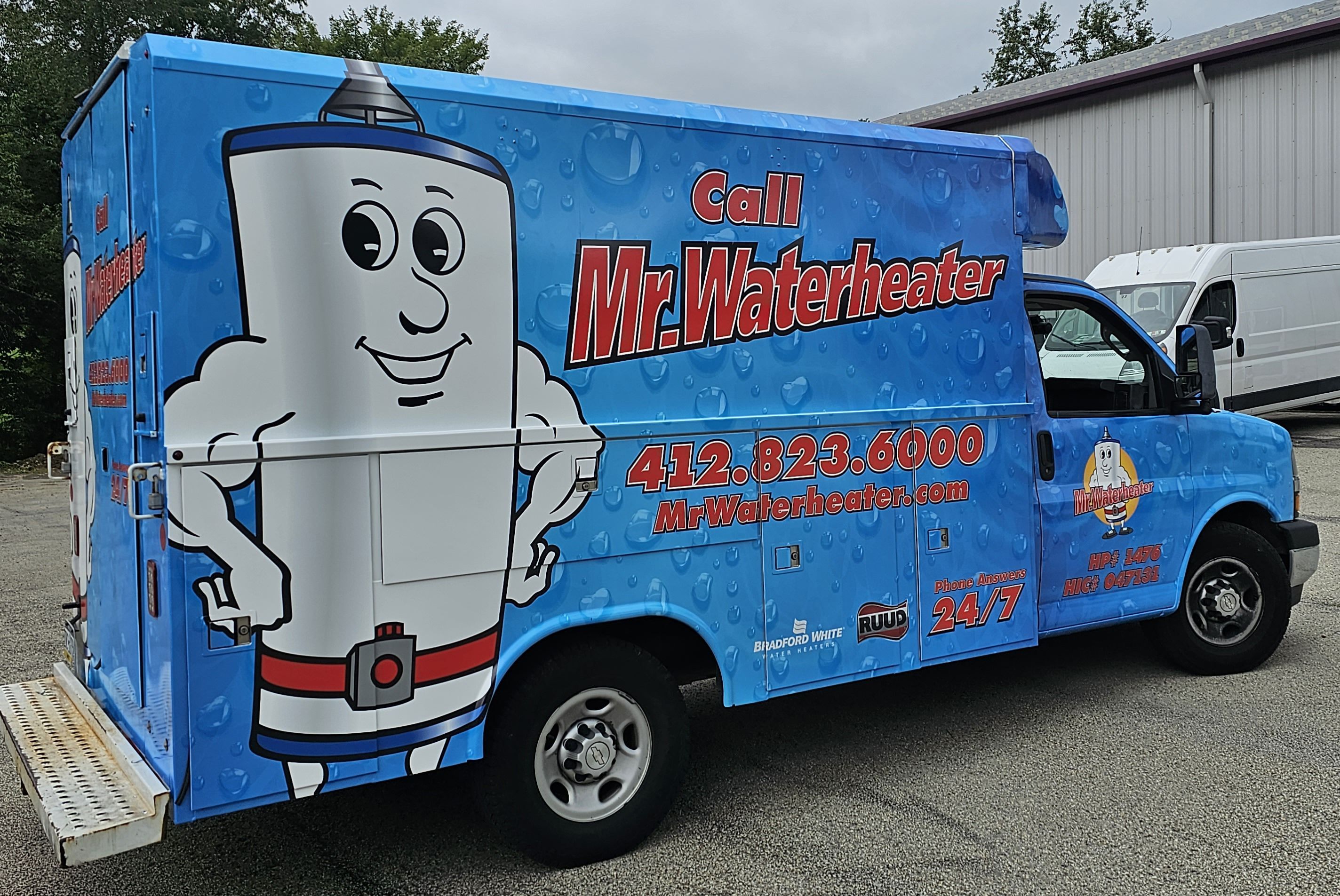 Mr Water Heater Van Wrap Done By Express Printing & Graphics