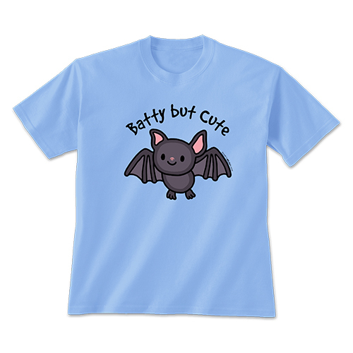Batty But Cute Carolina Blue Toddler T-shirt