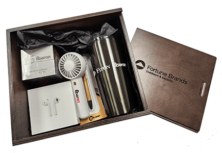 packaging fortune brands wood box swag