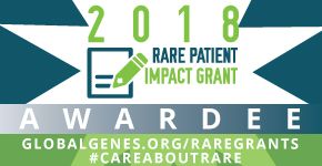 2018 RARE Patient Impact Grant Recipient