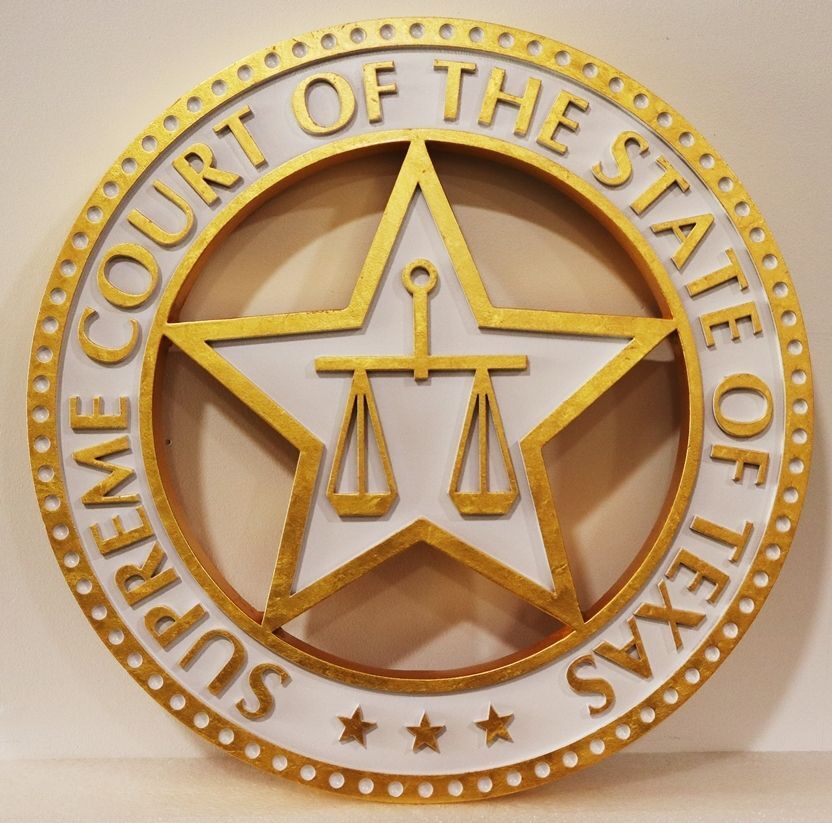 ME5065 - Seal of the Supreme Court of Texas, 2.5-D