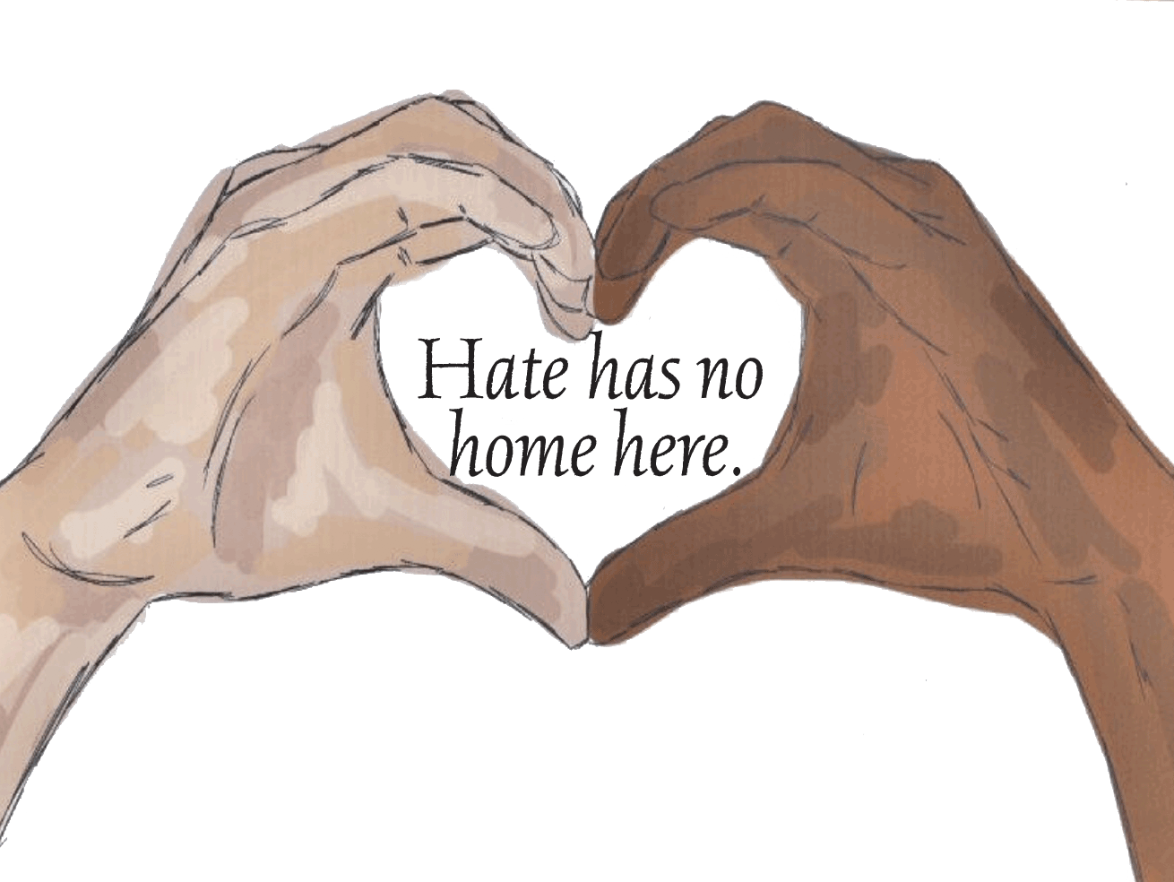 Hate Has No Home Here Lawn Sign 1