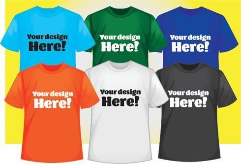 Color t-shirts and Screen printing