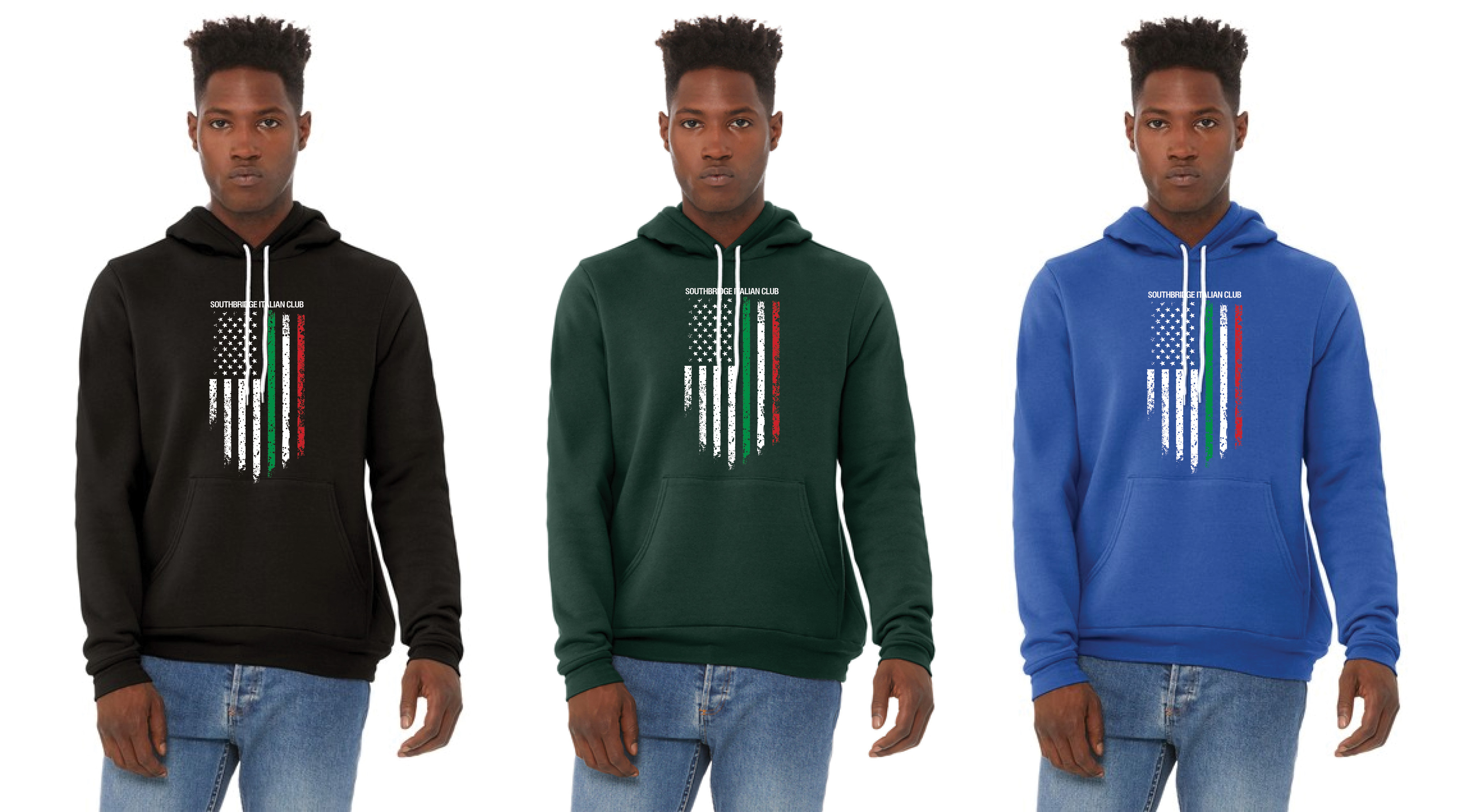 BELLA+CANVAS® Unisex Sponge Fleece Pullover Hoodie (Logo 4)