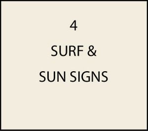 L21160 - Surf and Sun Signs