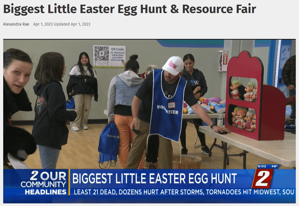 Second Annual Biggest Little Easter Egg Hunt TV Coverage