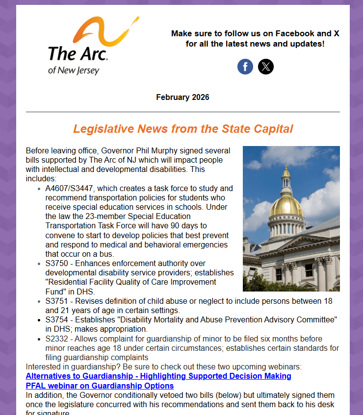 February 2026 E-Newsletter