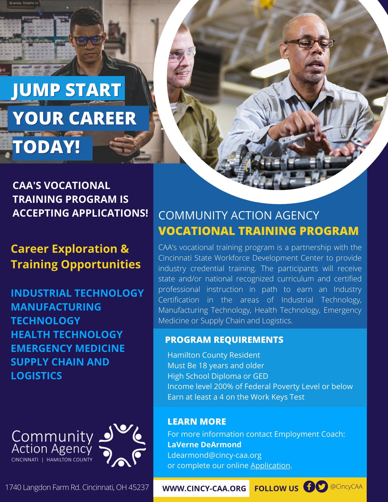 CAA Vocational Training Program