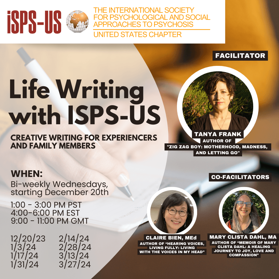 12/20/23-3/27/24 | Life Writing with ISPS-US (SOLD OUT)