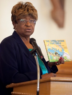 Rep. Barbara Boyd inspires Writing Our Stories Chalkville students