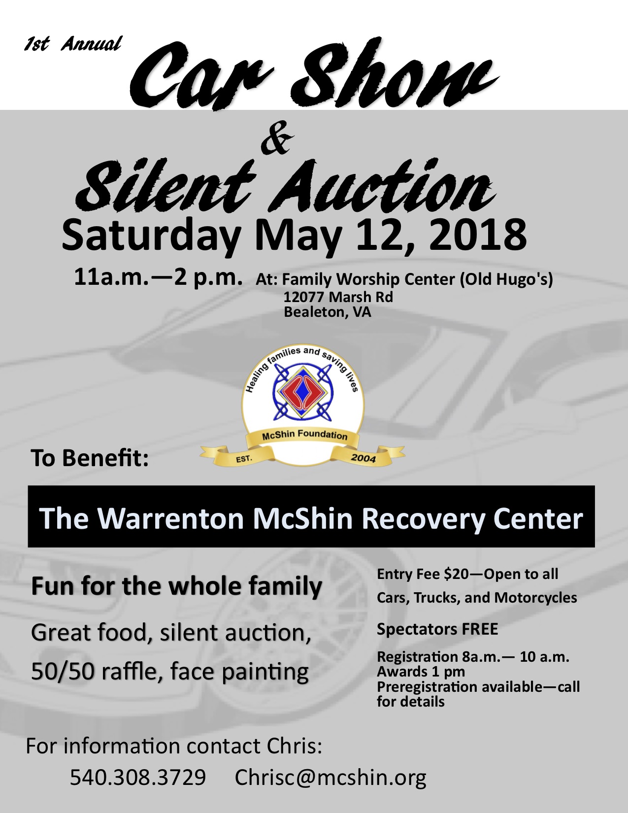 Warrenton McShin Car Show & Silent Auction
