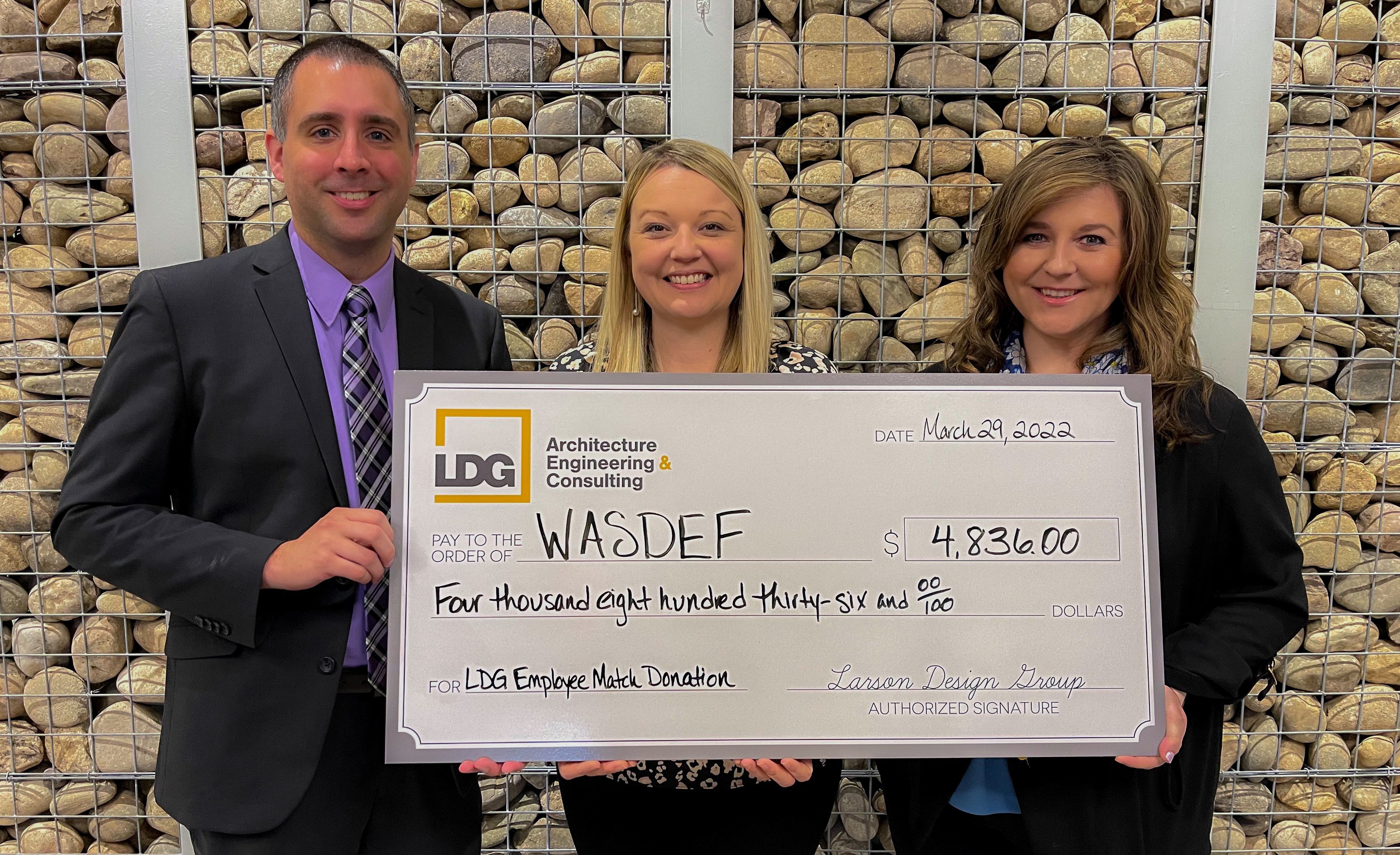 WASDEF's 2022 Employee Giving Campaign Raises $9,822