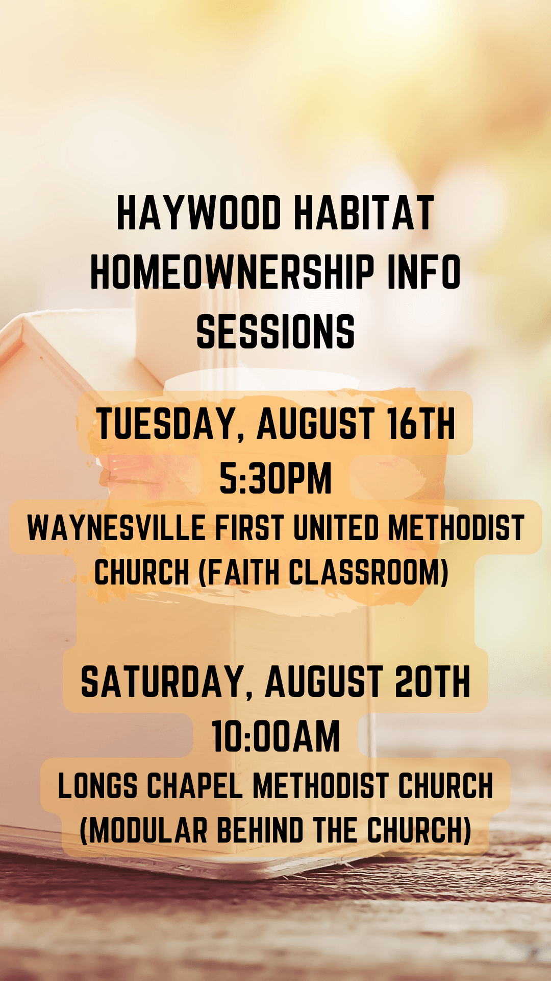 Homeownership Info Session
