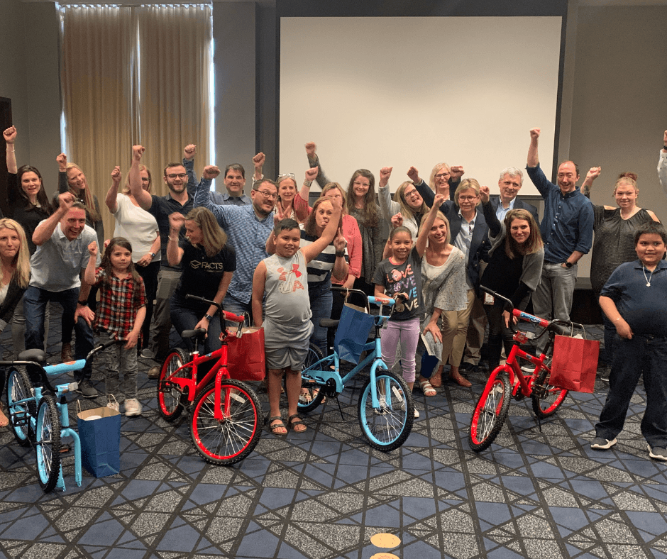 Messages of Hope: "Build-a-bike giveaway with NELNET and CSS clients"