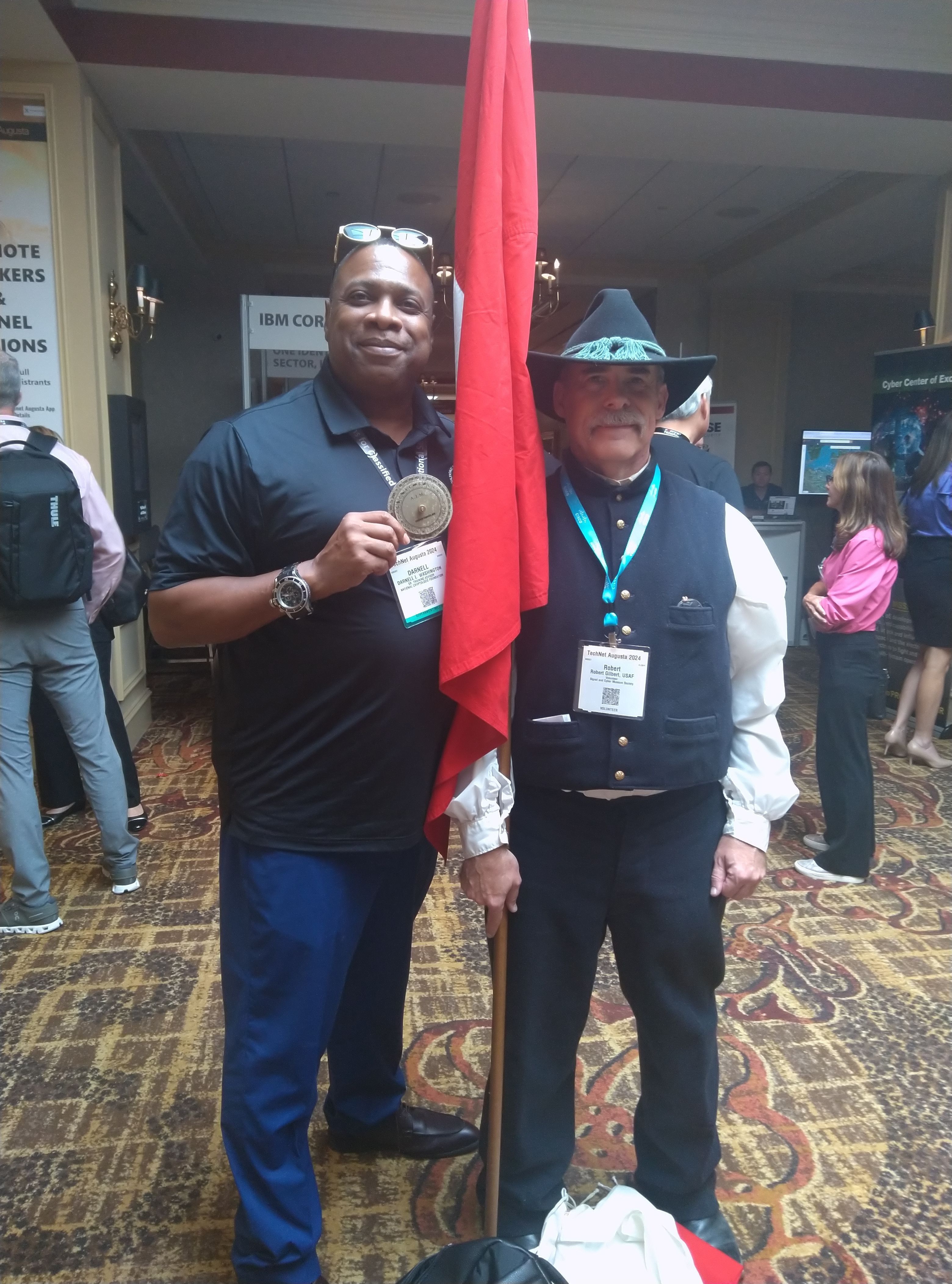 NCF Senior Training Advisor Darnell Washington attends AFCEA's TechNet in August 2024