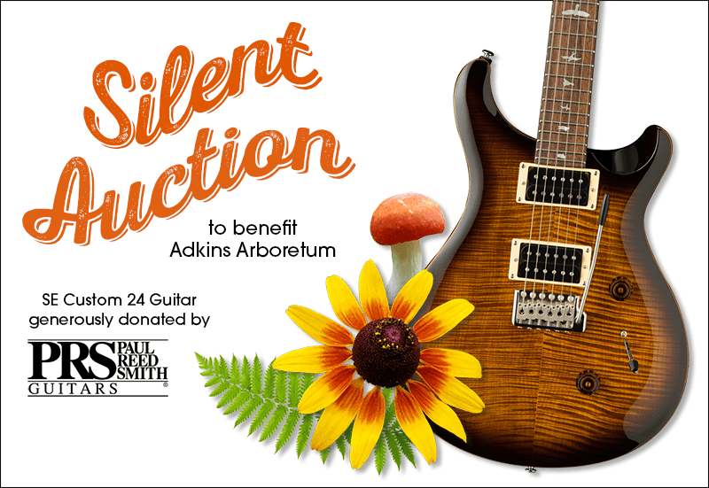 Bid on an SE Custom 24 Guitar by PRS Guitars in an online silent auction to benefit Adkins Arboretum.