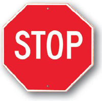 Stop Sign-24 inch x 24 inch