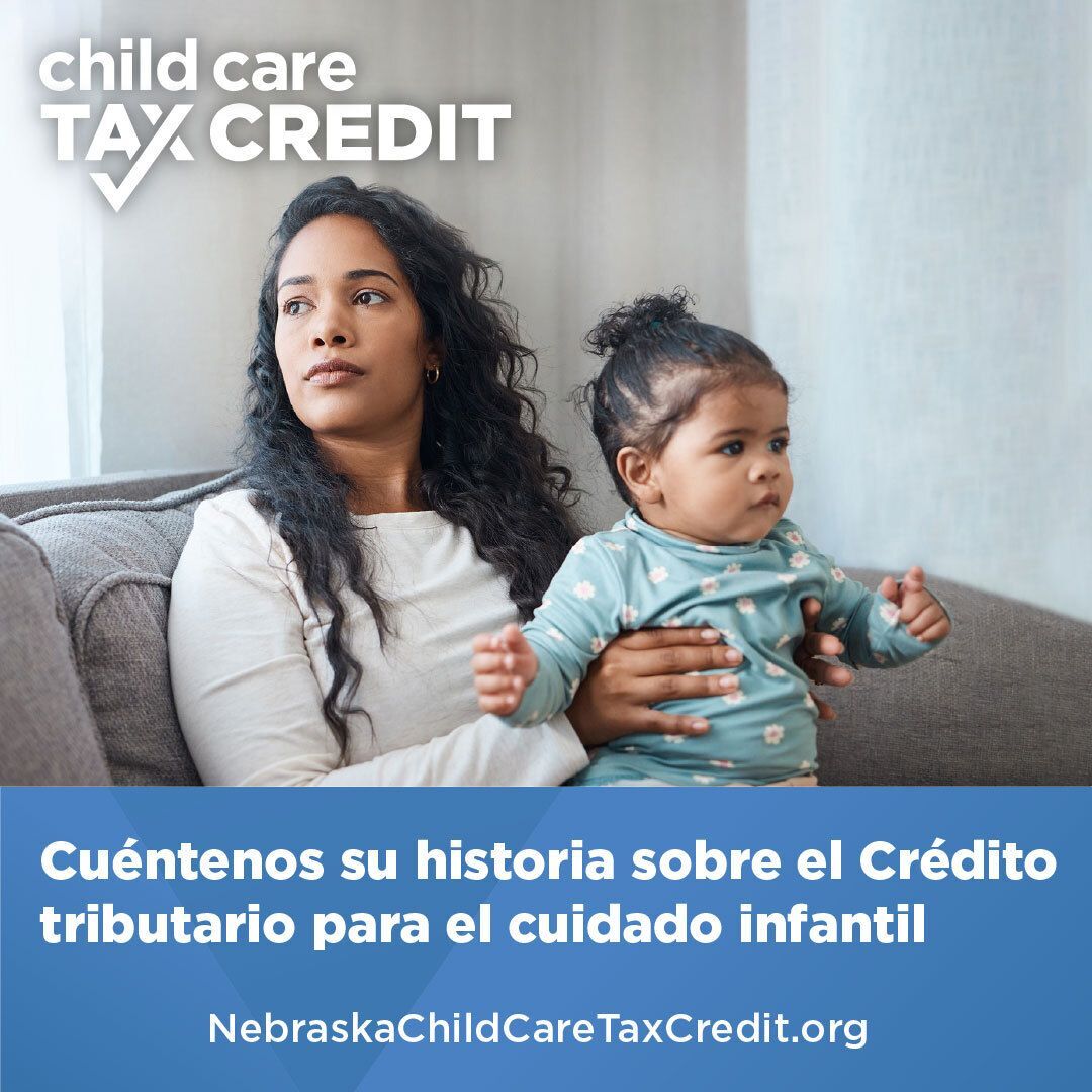 Child Care Tax Credit Survey Social Graphic - Español