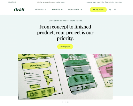 orbit web design