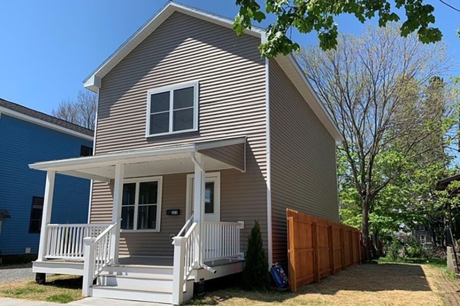Exterior of house.