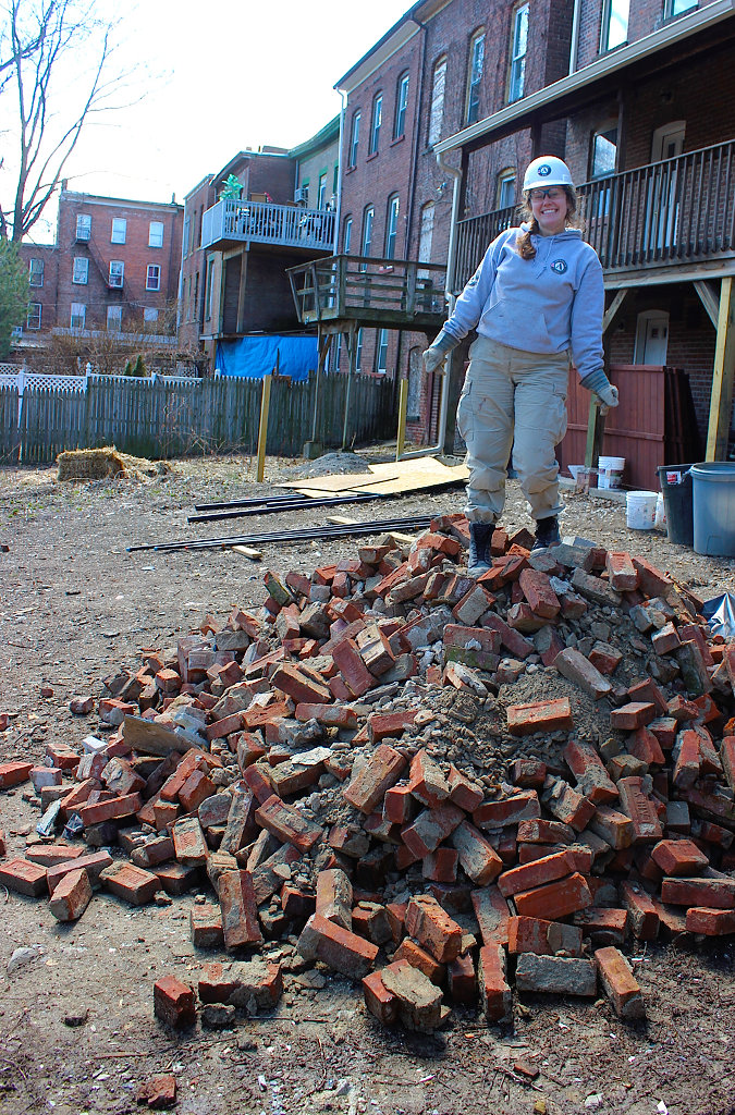 NCCC in Newburgh; Helping Habitat to Build Change