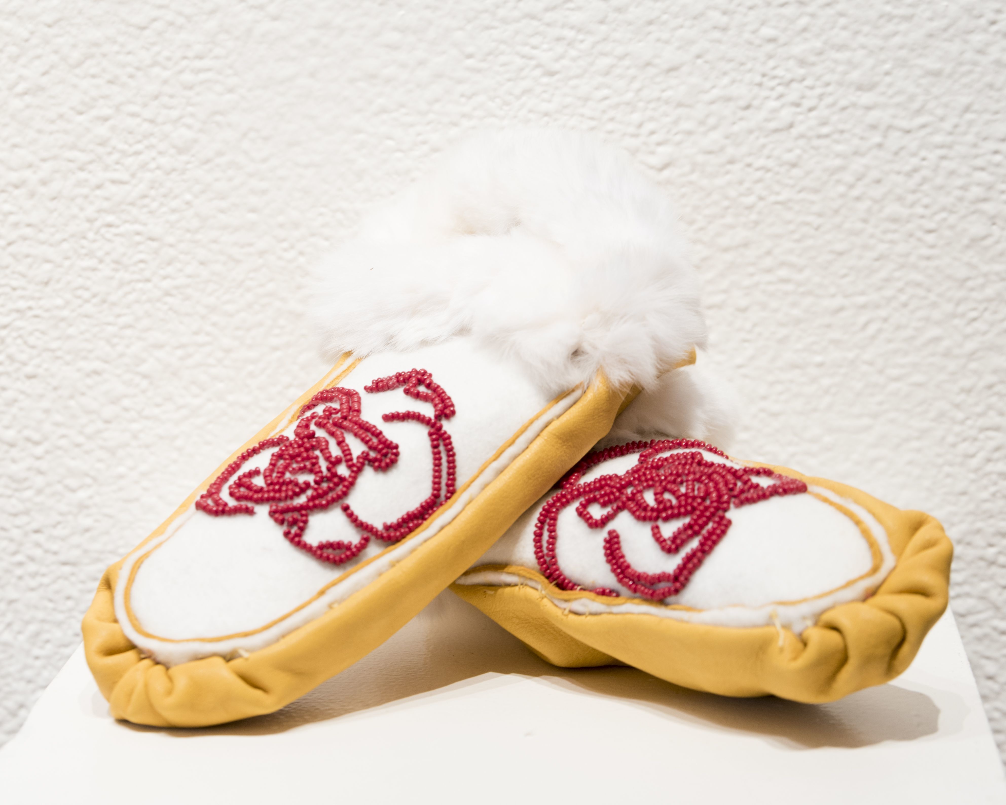 Silema Garcia - "Moccasins with Red Beaded Rose"