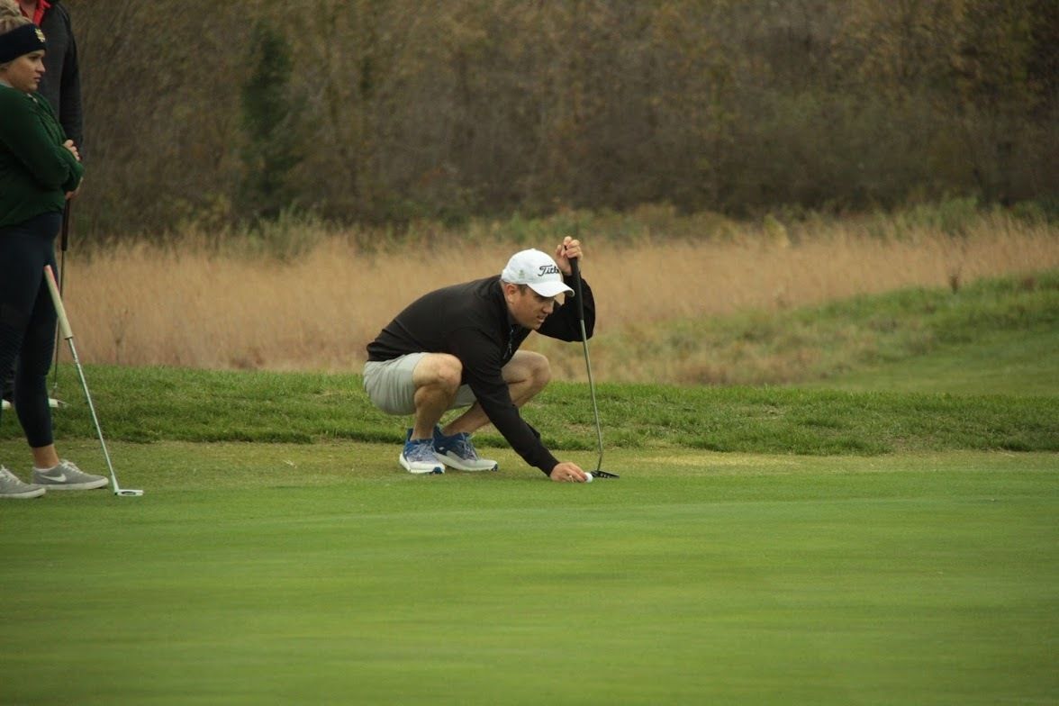 Golfers at golf event
