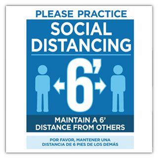 Social Distancing Free Downloadable Signs