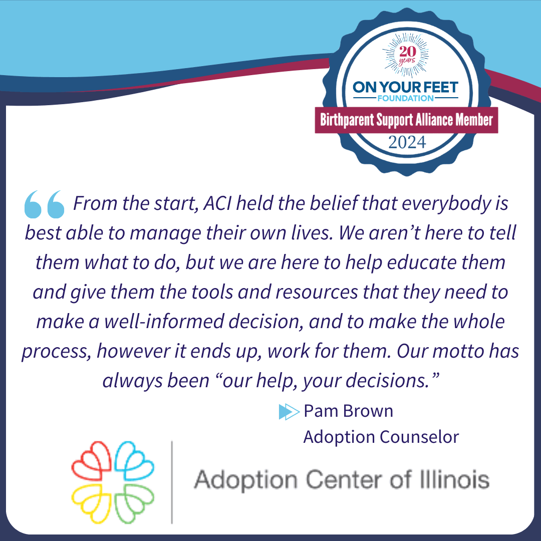 A Conversation with Molly Berger, MSW, and Pam Brown, from Adoption Center of Illinois, our newest 2024 Birthparent Support Alliance Member