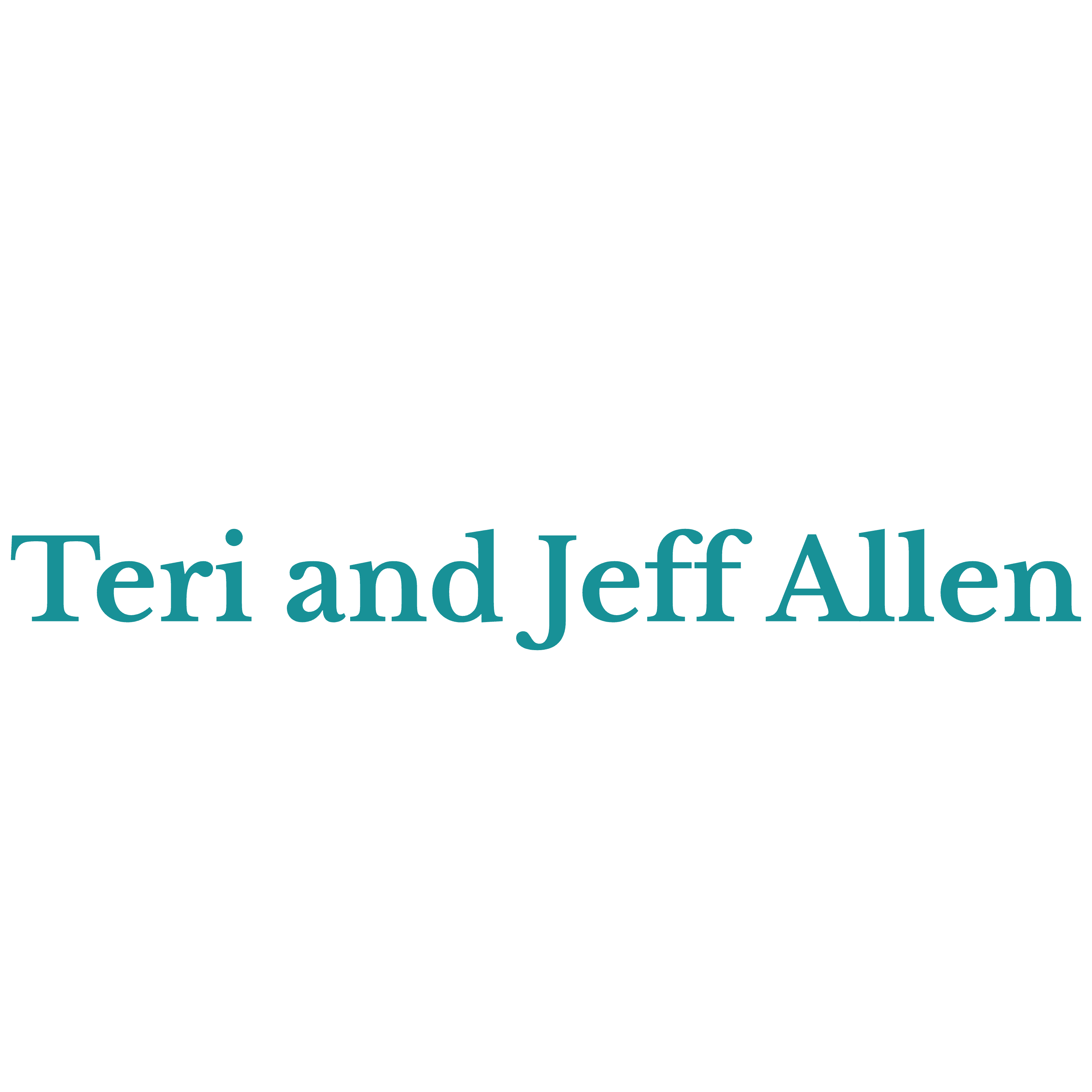 Teri and Jeff Allen