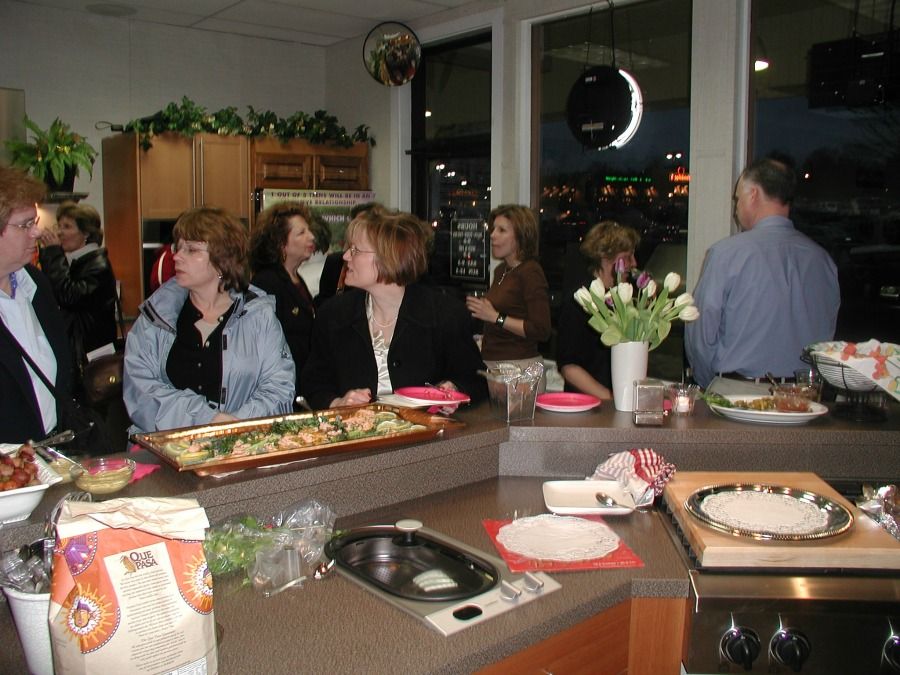 One of many volunteer appreciation socials held by A Woman's Place.