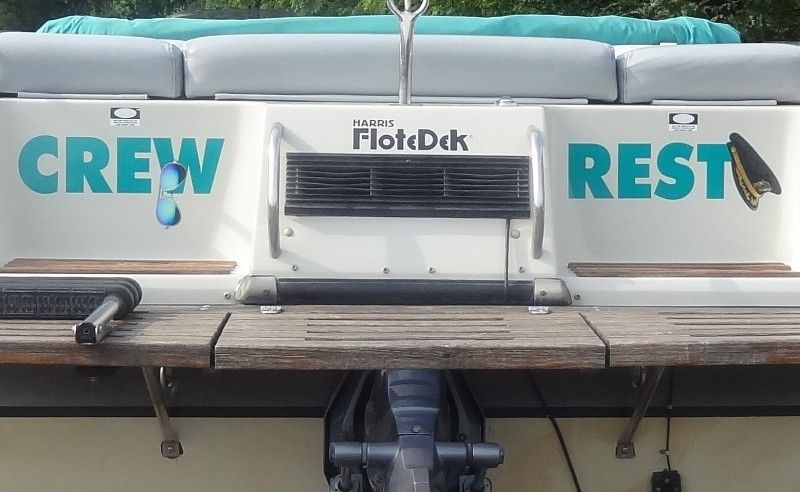Boat name & graphics on transom