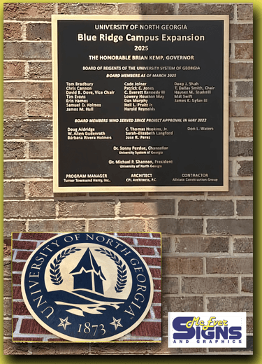 Cast Bronze Plaque