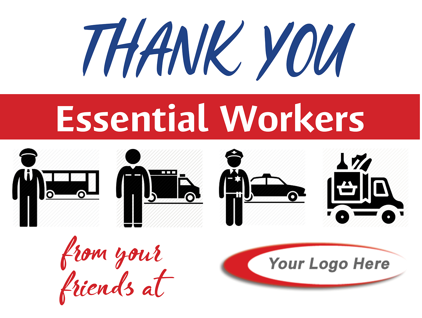 Essential Workers Thank You