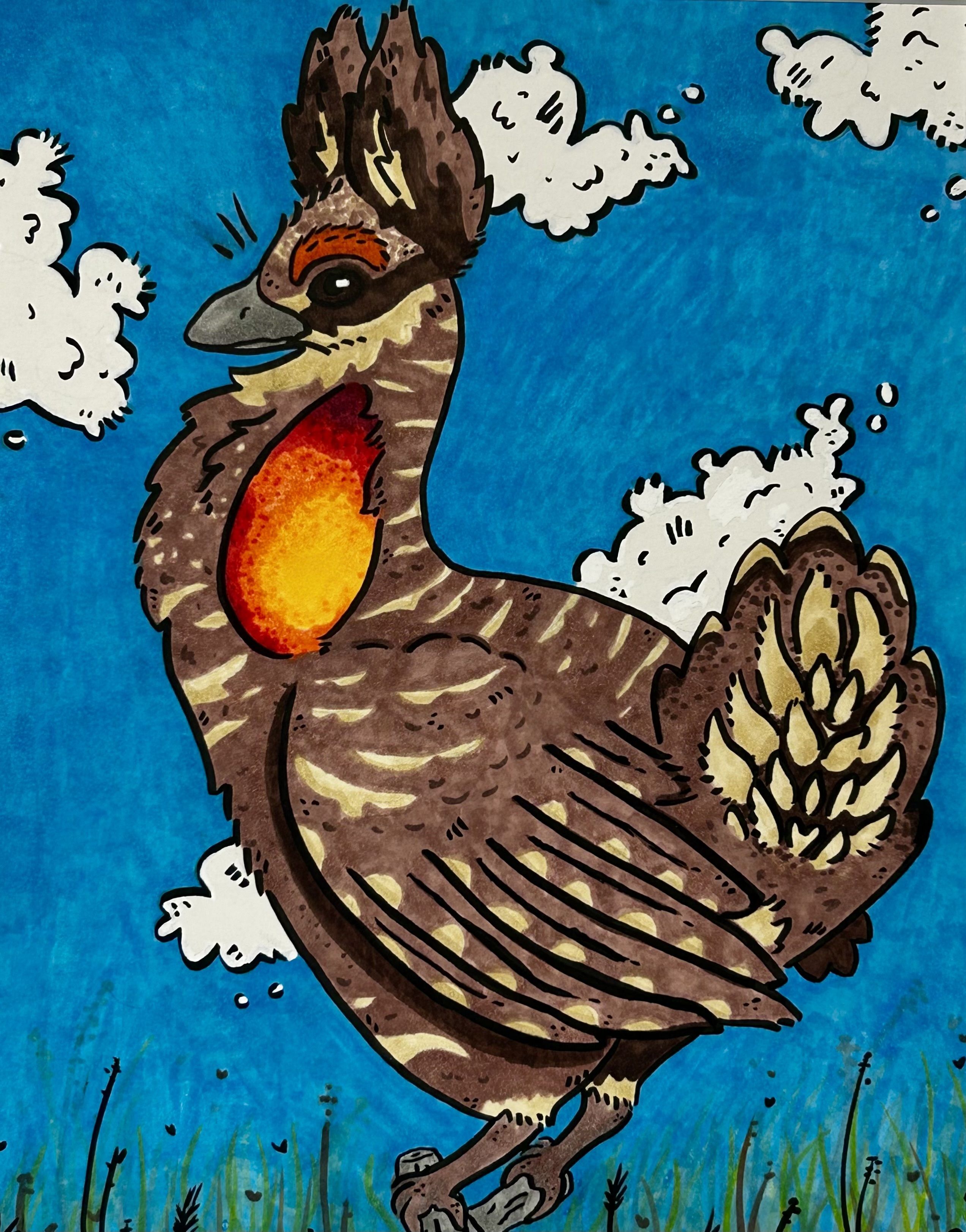 Nellia J., 9th grade, cartooning