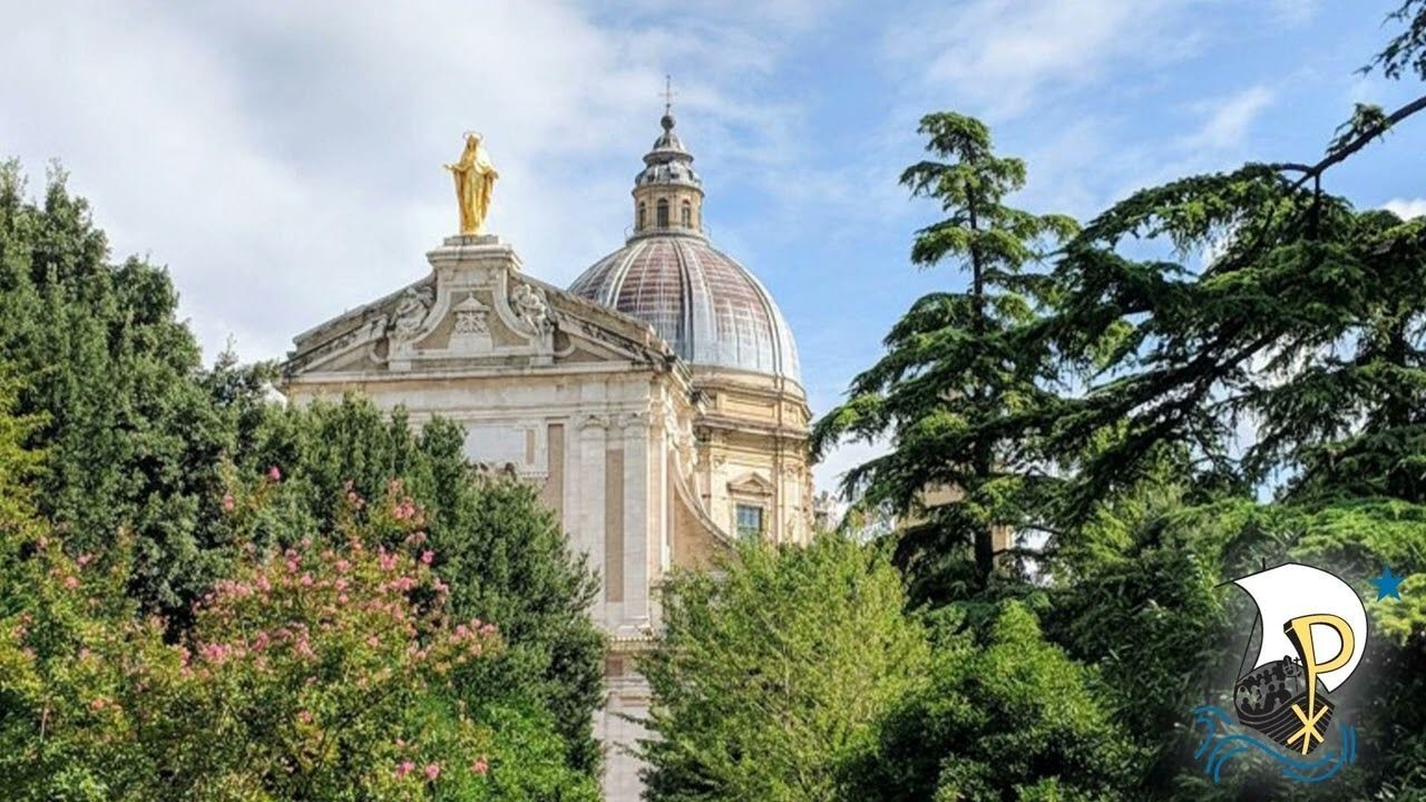 Exterior view of the basilica