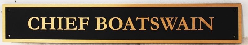 JP-2720 - Name Sign of Chief Boatswain