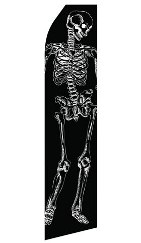 Skeleton Econo Stock Flag