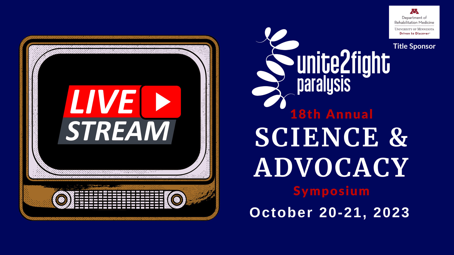 Livestream Registration is Open - U2FP's Annual Symposium