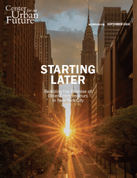 Starting Later: Realizing the Promise of Older Entrepreneurs in New York City