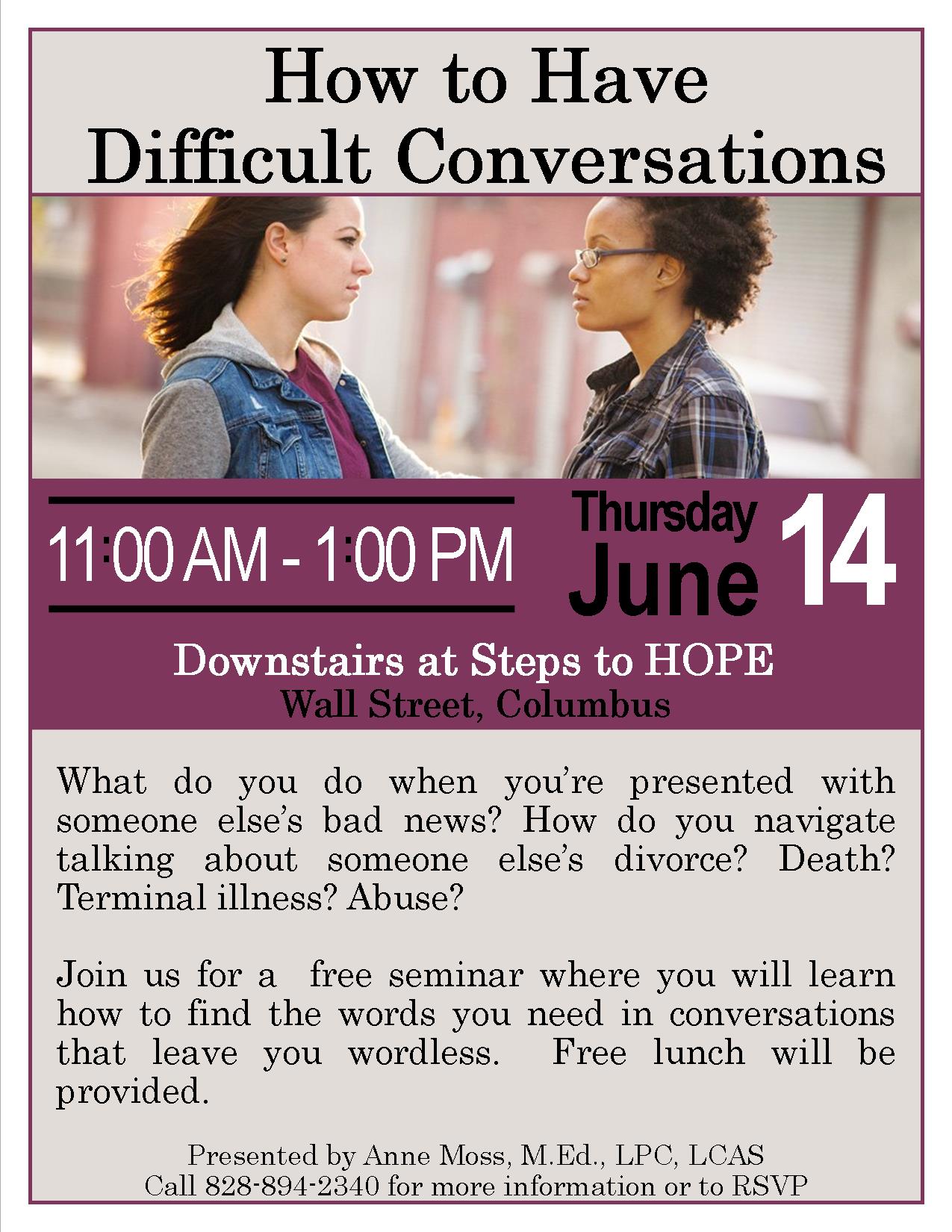How to Have Difficult Conversations