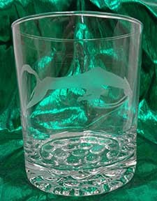 .....Sioux Horse Effigy Whiskey Glass
